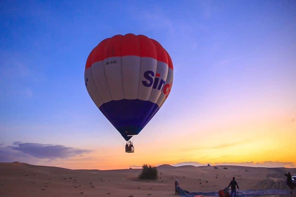 Hot Air Balloon Ride Dubai 2026